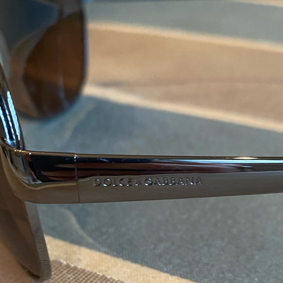 Dolce & Gabbana Aviator Sunglasses DG 2028Q - Picture 5 of 7